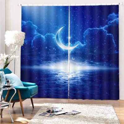 Organize Profound Match 3D Curtain Blockout Photo Printing Curtains Drape Fabric