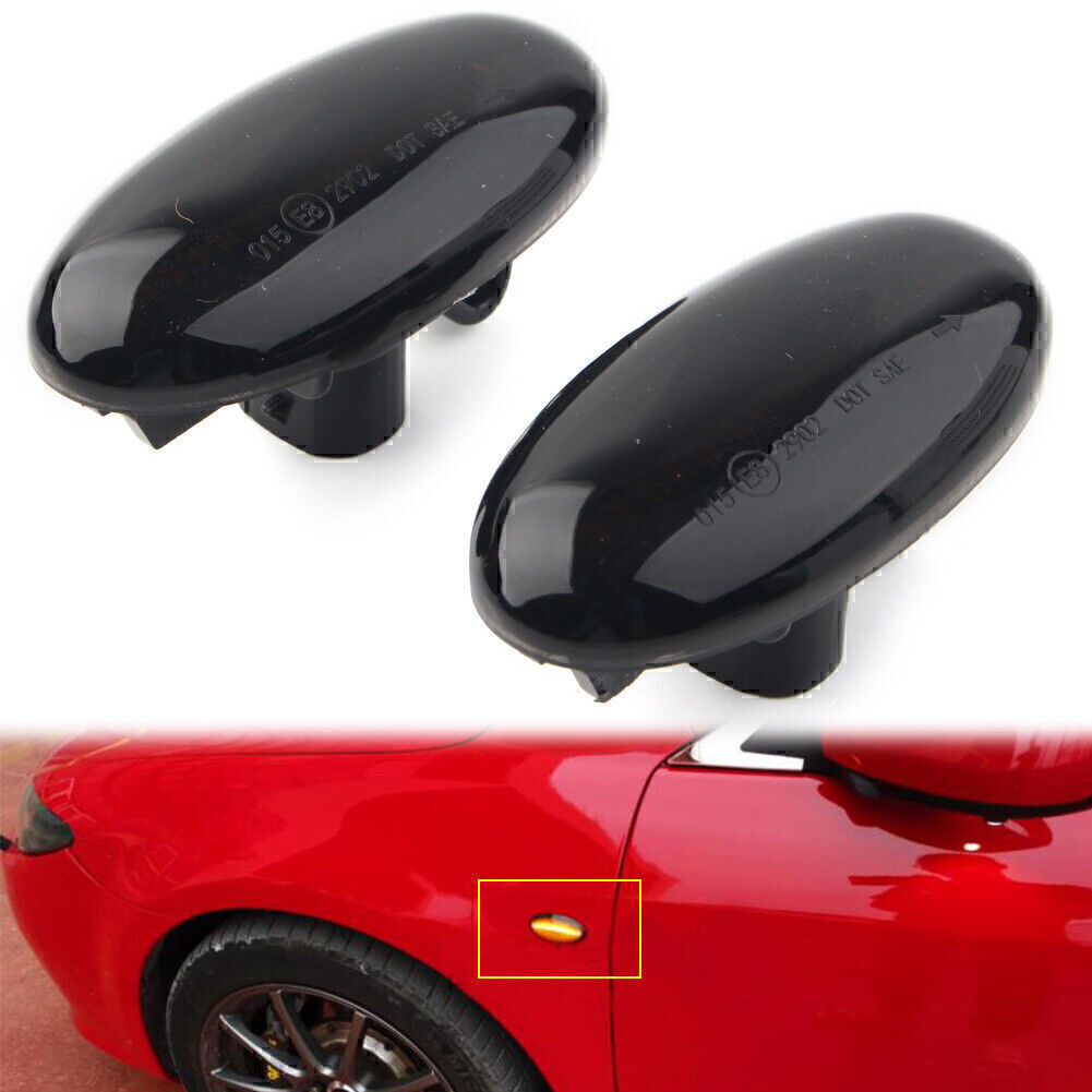 LED Dynamic Side Marker Turn Sequential Blinker Light Pair For Mazda 2 3 5 MPV