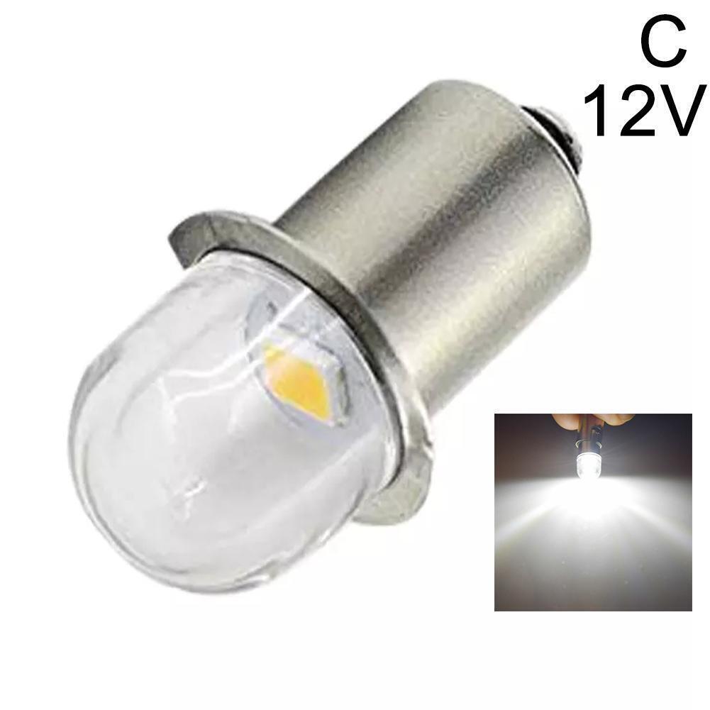3V/4.5V/6V/12V/18V/24V P13.5S PR2 LED Taschenlampe ersetzen 3000K Birne P5A6
