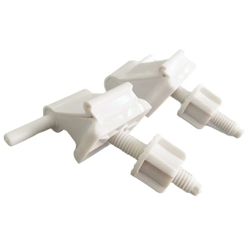Toilet Seats Hinge Bolts Set Plastic White Toilet SEat Hinge Replacement Kit Toilet Seats Fastener Bathroom Accessories