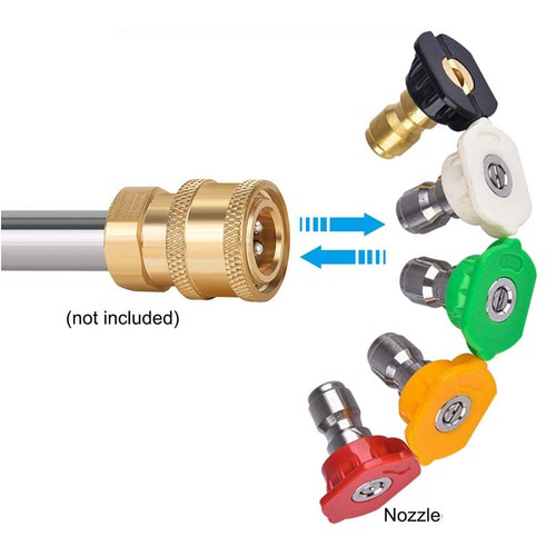 5PCS 1/4" Pressure Washer Spray Tips Nozzles High