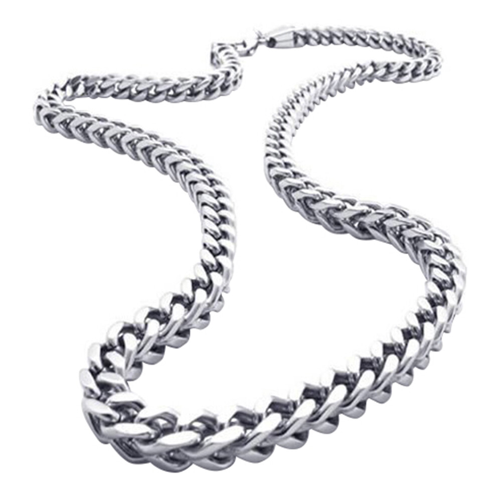 Punk Men's Stainless Steel Square Curb Curban Link Chain