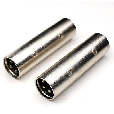 Baolongking XLR to XLR Adapter 3 Pin XLR Male to Male Connector Coupler Gender C