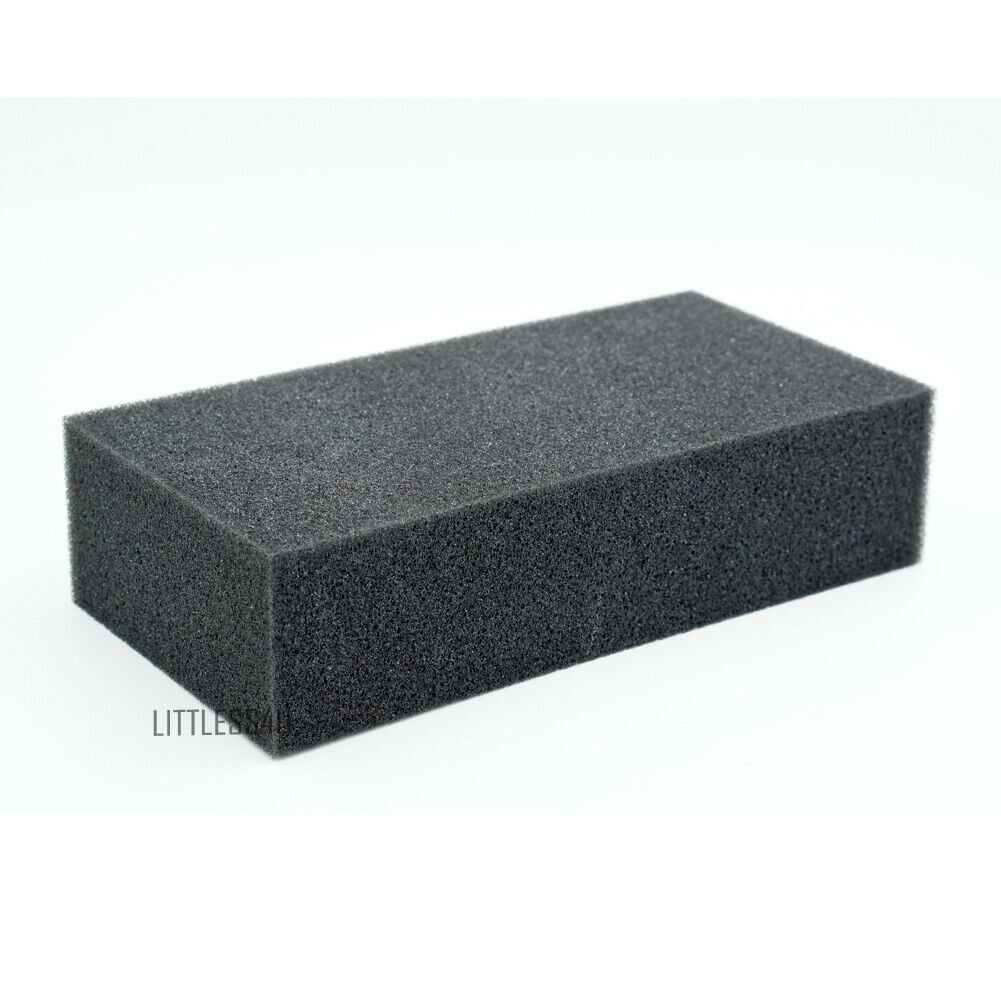 Sewing Needle Pin Dense Foam Pad Cushion Mat Holder Felt Felting 18X12X6cm Black