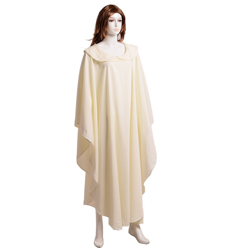 BLESSUME Church Priests Solid Chasuble Mass Vestments White-Flat Collar