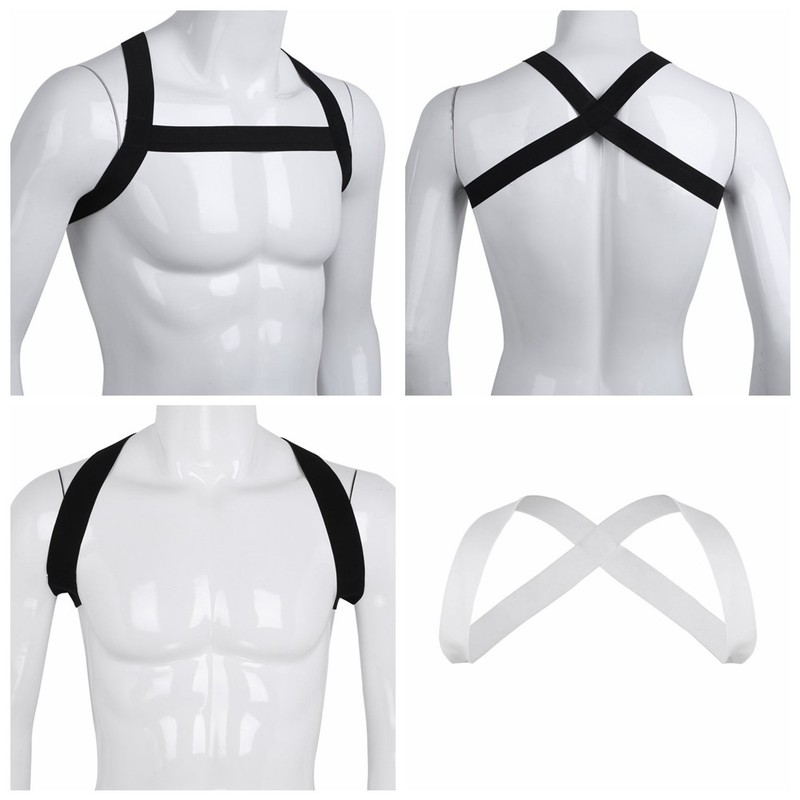DimMoire 監禁ハーネスシャツ White DimMoire【ディムモアール】監禁ハーネスシャツ/Black