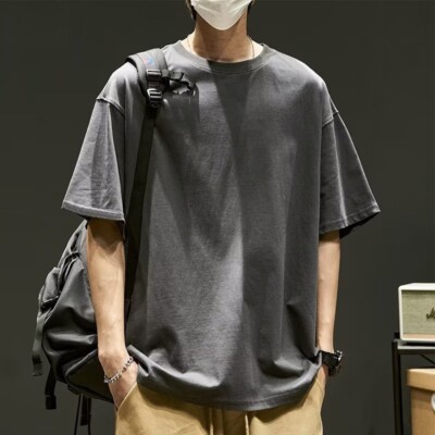 【PERSTEP】24SS★ Stripe Cool Loose Fit Short Sleeve Shirt PERSTEP】24SS☆ Stripe Cool Loose Fit Short Sleeve Shirt