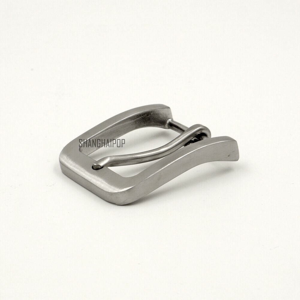 Stainless Steel Pin Buckle for Men Leather Belt Replacement Snap On 40mm Fashion