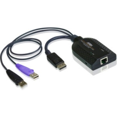 Aten USB DisplayPort Virtual Media KVM Adapter with Smart Card Support