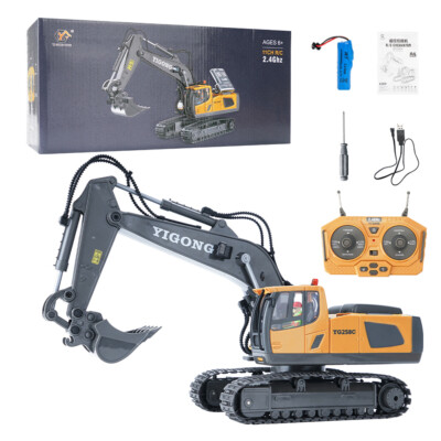 RC Excavator Bulldozer Dump Truck Remote Control Children's Car Xmas Toy Gifts