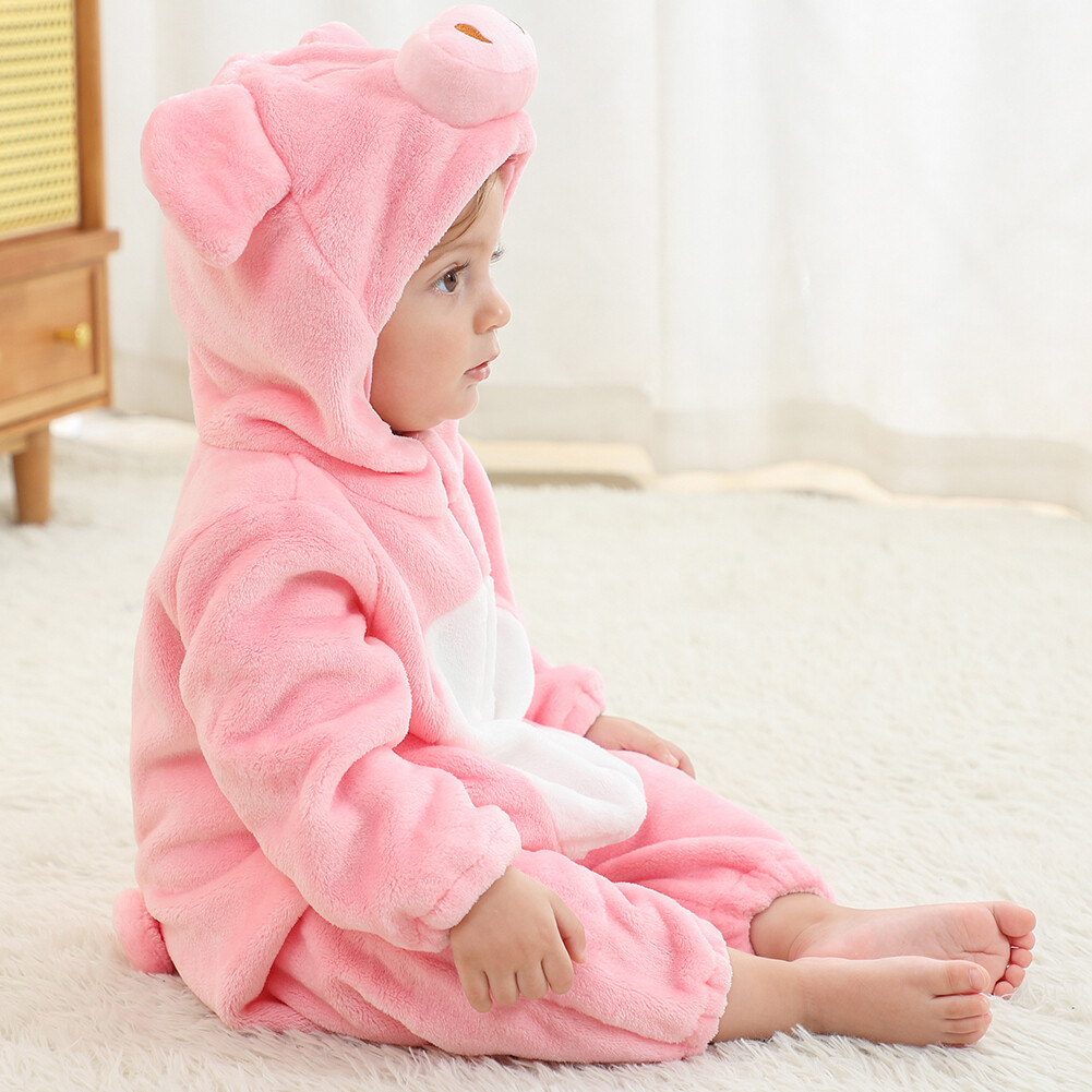 Baby Pig Costume for Toddler Infant Kids Girls Boys Halloween Animal Romper Cute