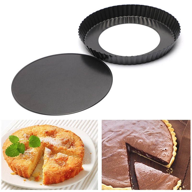 Stabile Konstruktion 9 Zoll Flan Geriffelt Blech Tarte Kuchenform Kuchen Backble