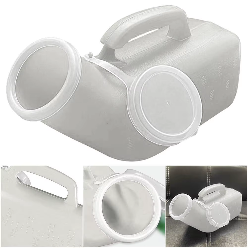 1200ml Male Urinal Spill Proof Urine Bottle Plastic Mens Pee Bottle with Lid