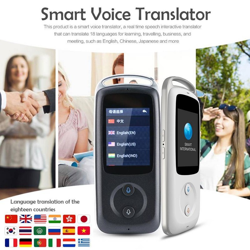 Smart Translator Real-time Speech Interactive Translator For Business&Traveling