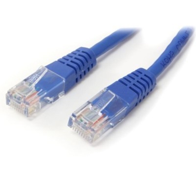 StarTech 100ft Blue Molded Cat5e UTP Patch Cable