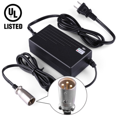 24V 2A Scooter Battery Charger for Mongoose Schwin IZIP Currie UL QILI POWER