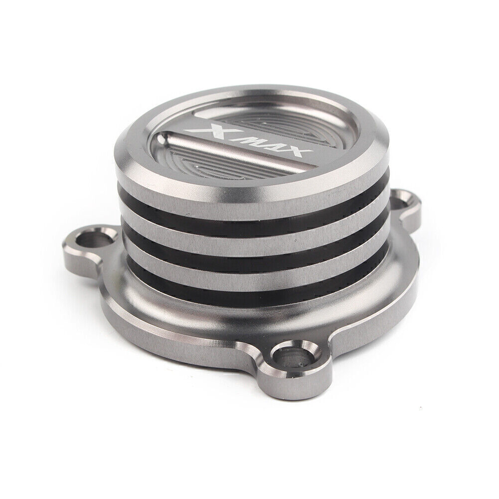 CNC Engine Oil Filter Cap Cover Fit Yamaha XMAX 250 ABS 300 400 2018 Titanium