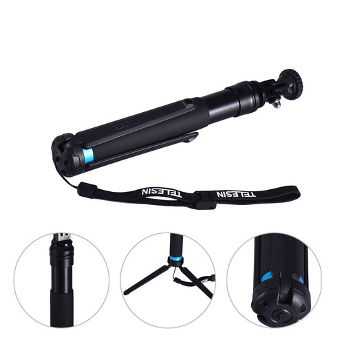 Handheld Tripod Monopod Adapter Extendable Selfie Stick for GoPro Camera Phone eBay