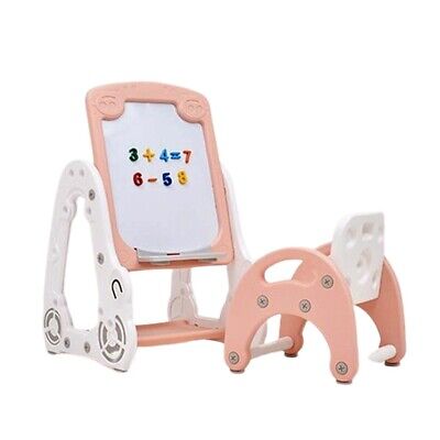 Kids Magnetic Play Desk Chair Set Pink