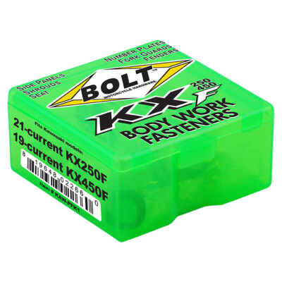 Bolt Full Plastics Fastener Kit For KAWASAKI KX250 KX450 KX250X KX450X KX450SR