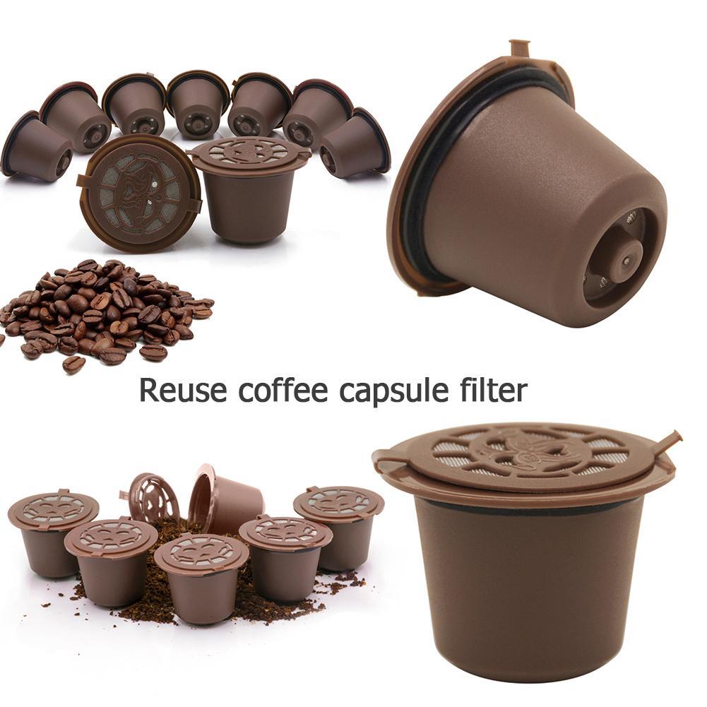 60-220ML Refillable/Reusable Coffee Capsule Pods Cups For B-osch Tassimo Machine