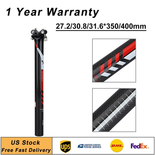 Bicycle EC90 3K Carbon Seatpost MTB/Road Bike Seat Saddle Po