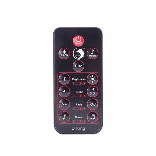 U`King UV 12LED Black Light Wall Wash Stage Lighting Remote Control KTV DJ Disco