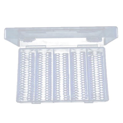 Coin Collection Holder 100 Pieces Coin Container With A Storage Box 25mm Coin