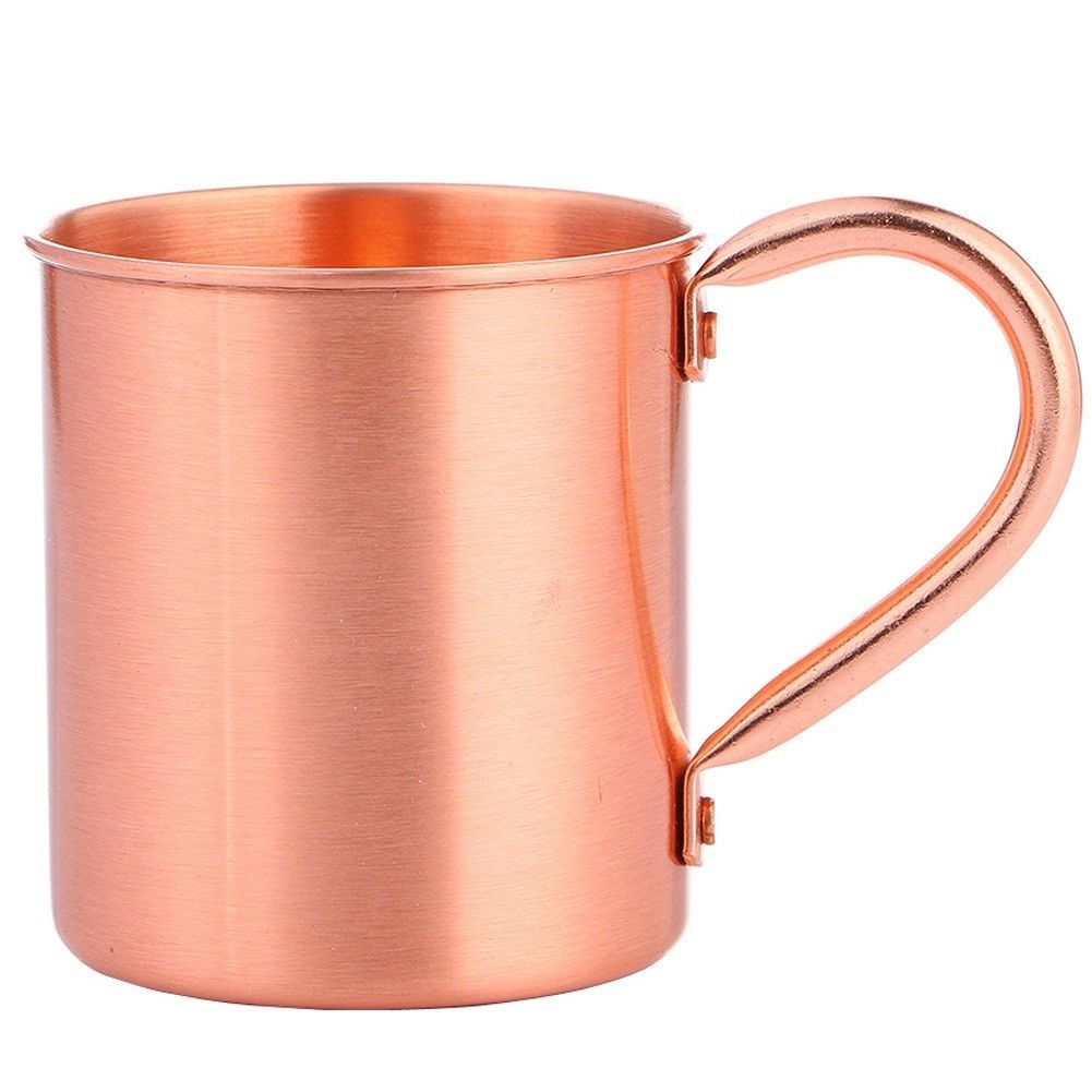 Pure Copper Mug Cup for Moscow Mule Coffee Beer Drinking Cocktail Camping 420ML