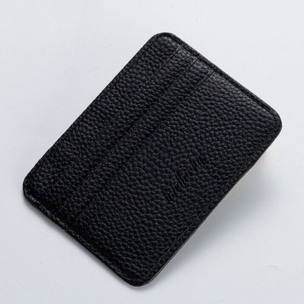 Men's Small Leather Wallet ID Credit Card Holder Slim Pocket Card Case USA Store