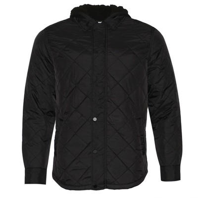 

Мужская куртка с капюшоном Puffer Puffer Sherpa Lining Slim Fit YH53K071R, Черный