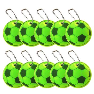 Keyring Reflective Keychain Bag Pendant High-Visibility Visible Safety Reflecto=