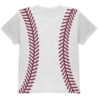 Baseball Costume All Over Youth T Shirt
