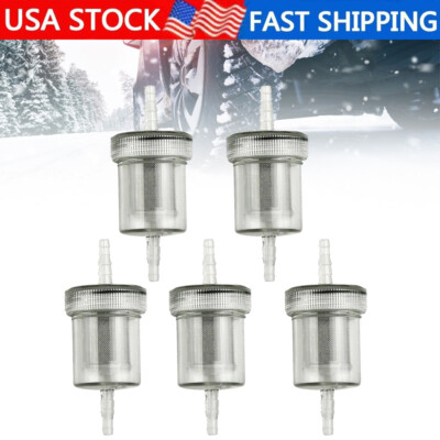 5Pcs 4mm Inline Fuel Filter Separator For Eberspacher Webasto Air Diesel Heater