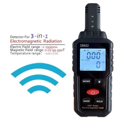 Präzises Strahlungsdosimeter Mit digitalem Geigerzähler und EMF Detektor