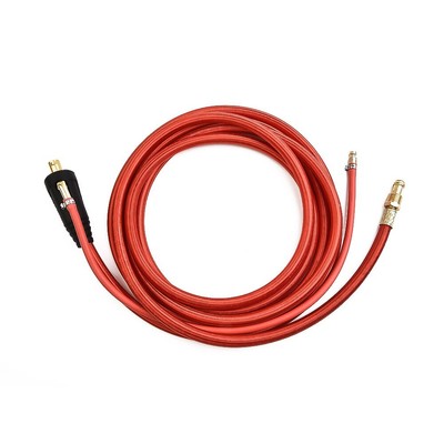 Wp26 Quick-Connect Tig Welding Torch Gas-electric Integrated Red Hose Cable Wire