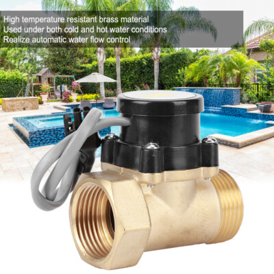 Water Pump Sensor Brass Automatic Control Switch G1in HT 30 1 1 AC110V 0.2A