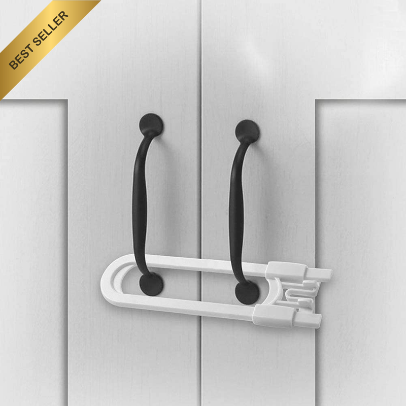 [6 Packs-Upgrade] Sliding Cabinet Locks Child Safety,Great for Baby Proofing for