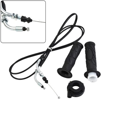 Moped Scooter Throttle Grips Cable 23mm Handlebars For Gy6 125-150cc Atv Bike