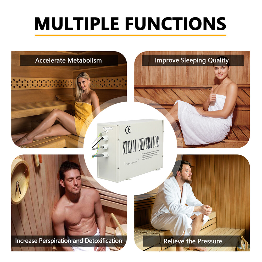 Steam Generator SPA Humidifier 3kW Multi-functional Bath Shower Sauna 4.2CBM NEW