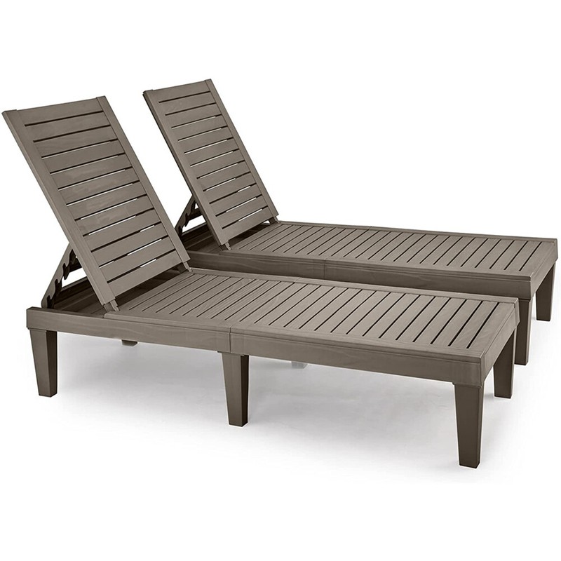 Bench Loungers Set Of 2 Adjustable Patio Reclining
