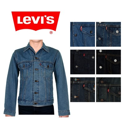 

Джинсовая мужская джинсовая куртка из хлопка Levi-#39;s, Levi's Trucker