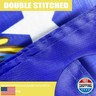 Air Force Flag Double Sided 2x3 Outdoor- Heavy Duty US Air Force Military USA Flags -United State AirForce Flags Banner with 2 Brass Grommets 4 Rows Stitched