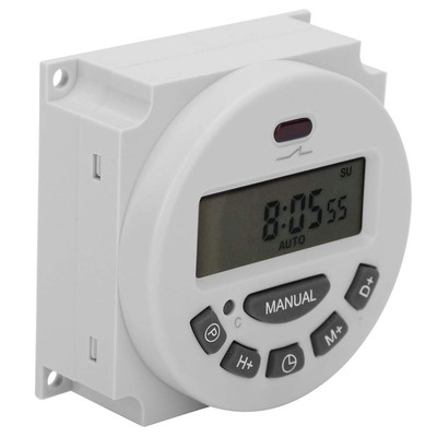 Digital Time Switch CN101A Energy Efficient LCD Timer Switch 1 Minute to 168 Hou