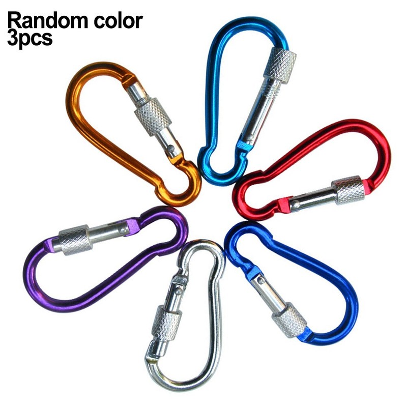 Mousqueton Robuste En Alliage D'Aluminium Avec Serrure Pour Activitï¿½ï¿½S De Plein