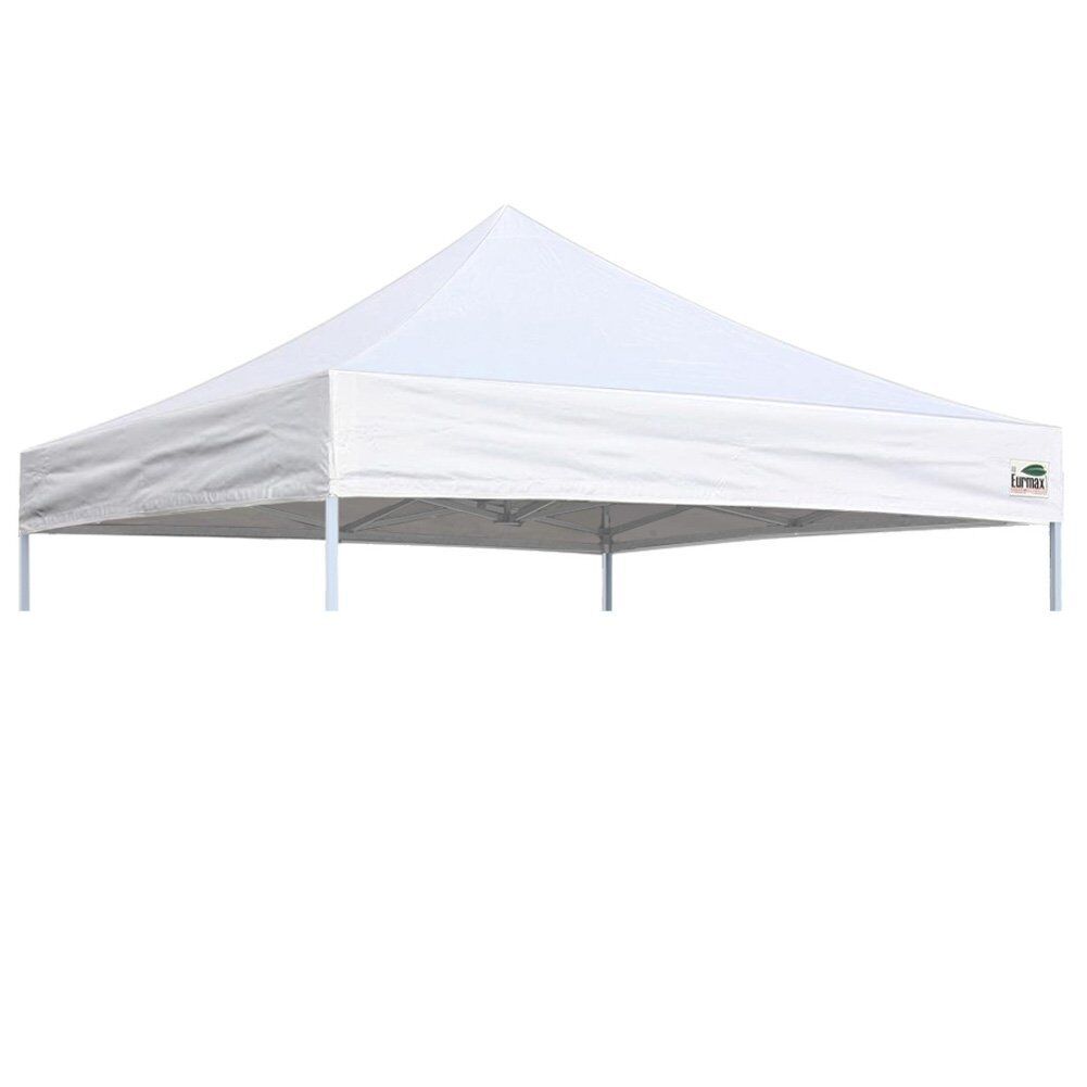 White10x10 Outdoor Replacement Top Polyester Cover For Ez Po
