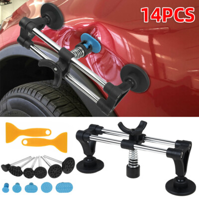 Car Paintless Dent Puller Bridge Tool Lifter Auto Body Repair Hail Removal Kit