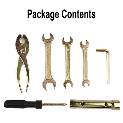 7Pcs Motorcycle Tool Kit With Storage Bag For Kawasaki For Suzuki Repair New