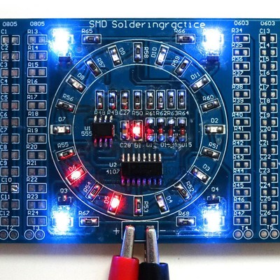 Soldering Practice SMD Circuit Boards LED Electronic Project-NEW DIY Kits X6O8