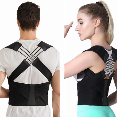 Posture Corrector Adjustable Back Brace Shoulder Support Clavicle Belt Men Women